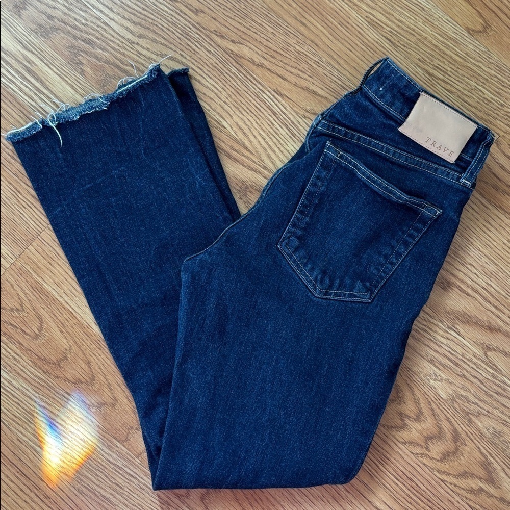 TRAVE Collette Kick Flare Jeans in No Excuses Wash Size 26 - Picture 1 of 10